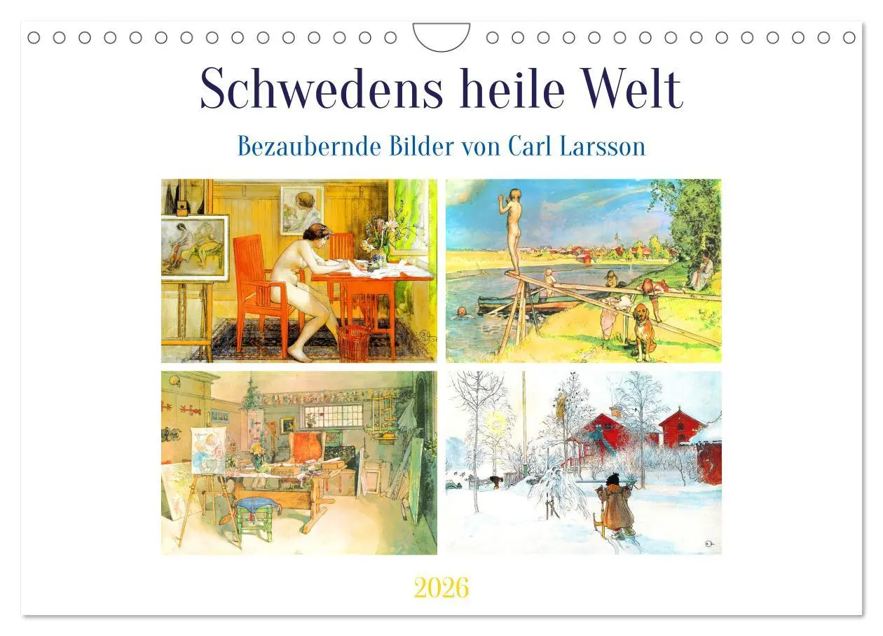 Cover: 9783457363157 | Schwedens heile Welt (Wandkalender 2026 DIN A4 quer), CALVENDO...