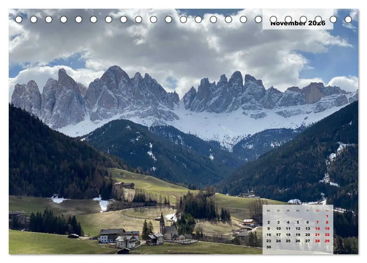 Bild: 9783457503157 | Alpenauszeit - Schöne Orte der Alpen (Tischkalender 2026 DIN A5...