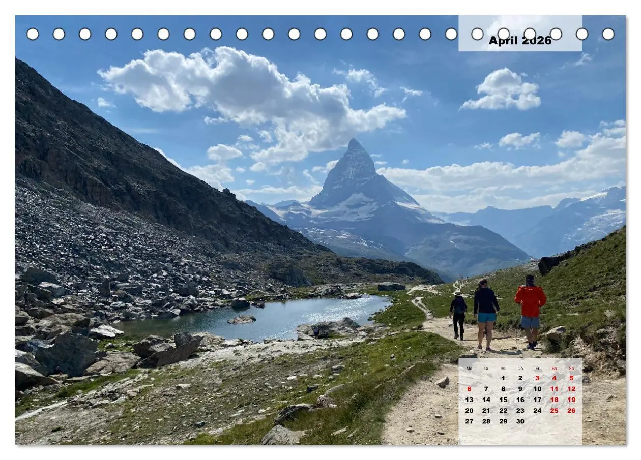 Bild: 9783457503157 | Alpenauszeit - Schöne Orte der Alpen (Tischkalender 2026 DIN A5...