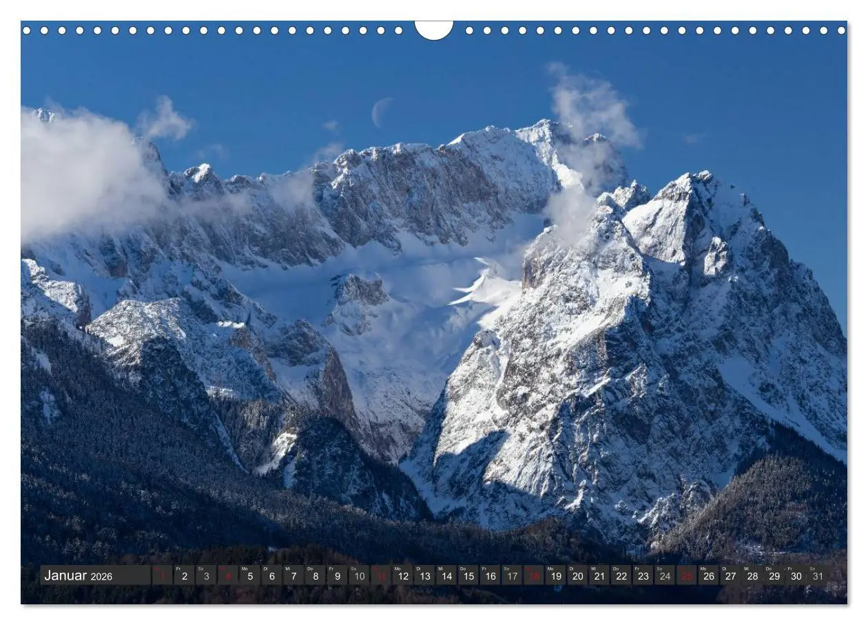 Bild: 9783516213157 | Rund um die Zugspitze (Wandkalender 2026 DIN A3 quer), CALVENDO...
