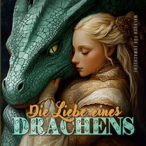 Cover: 9783759863157 | Die Liebe eines Drachens Malbuch für Erwachsene | Publishing (u. a.)