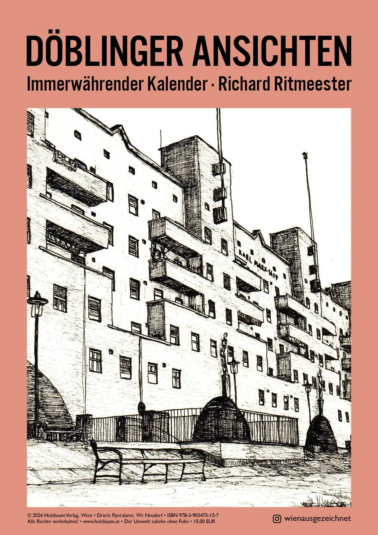 Cover: 9783903473157 | Döblinger Ansichten | Immerwährender Kalender | Richard Ritmeester
