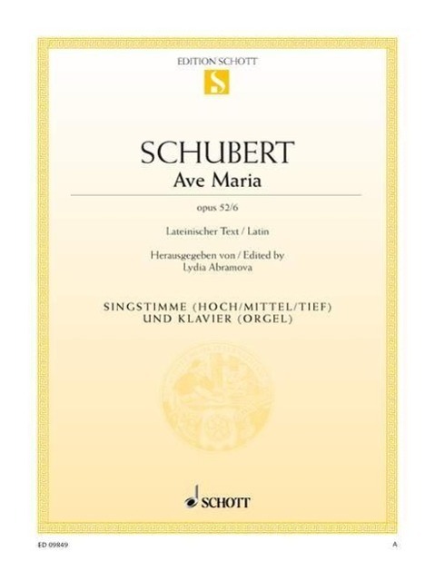 Cover: 9790001153157 | Ave Maria | Franz Schubert | Buch | 8 S. | Latein | 2008
