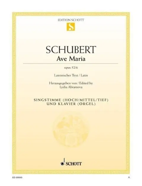 Cover: 9790001153157 | Ave Maria | Franz Schubert | Buch | 8 S. | Latein | 2008