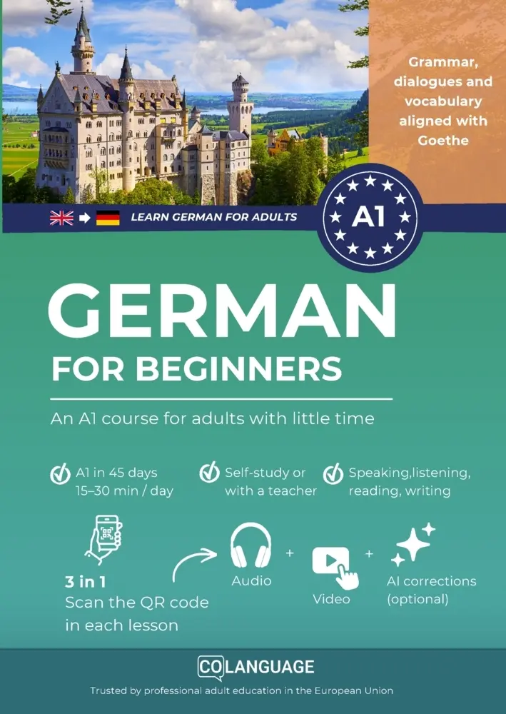 Cover: 9791388253157 | Learn German for beginners - An A1 course for adults with little time
