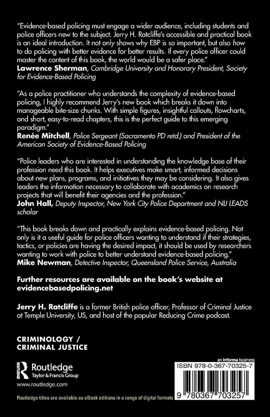 Rückseite: 9780367703257 | Evidence-Based Policing | The Basics | Jerry H. Ratcliffe | Buch