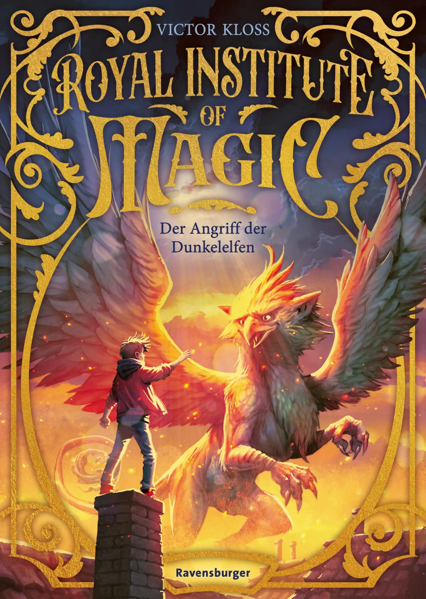 Cover: 9783473403257 | Royal Institute of Magic, Band 3 - Der Angriff der Dunkelelfen | Kloss