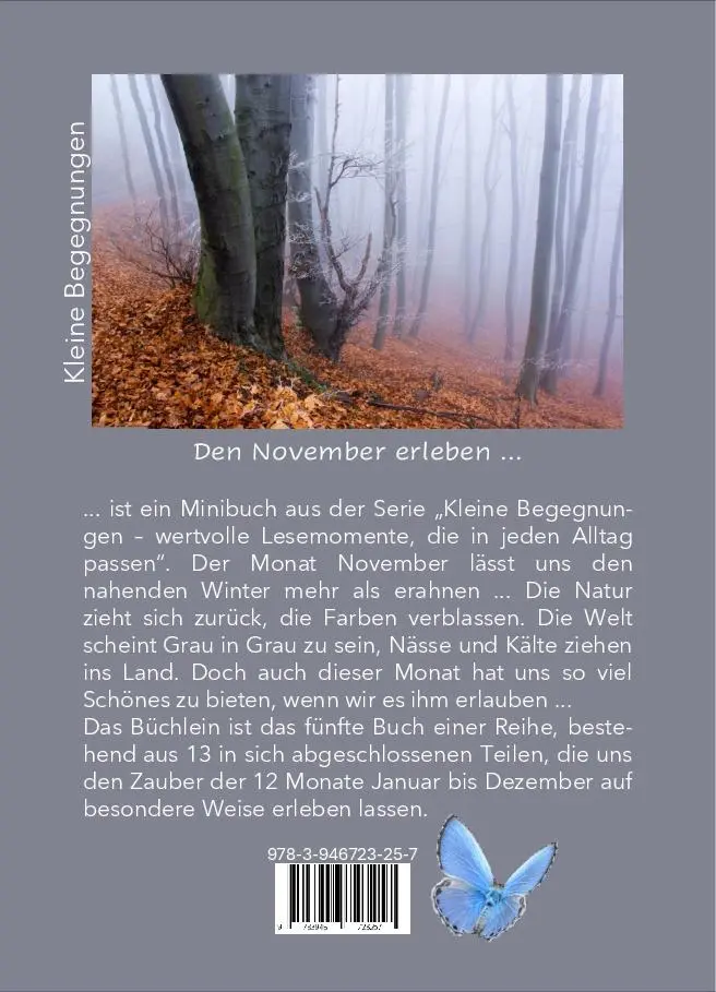 Rückseite: 9783946723257 | Zauber der Monate | Den November erleben | Christine Goeb-Kümmel
