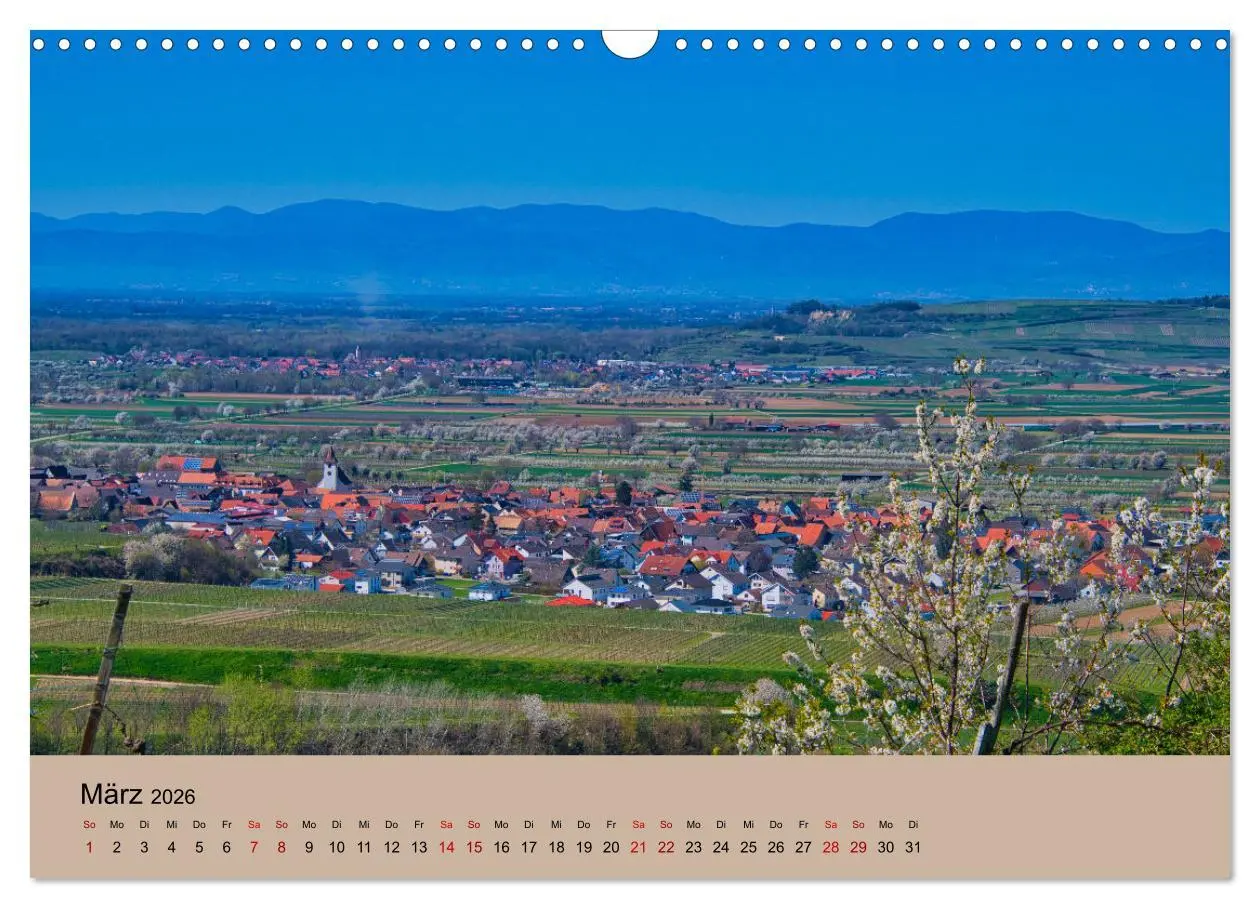 Bild: 9783457273357 | Kaiserstuhlblicke (Wandkalender 2026 DIN A3 quer), CALVENDO...