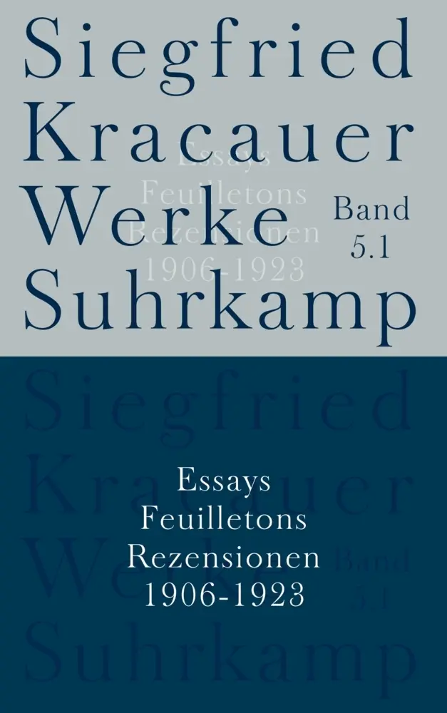 Cover: 9783518583357 | Werke in neun Bänden, 4 Teile | Siegfried Kracauer (u. a.) | Buch