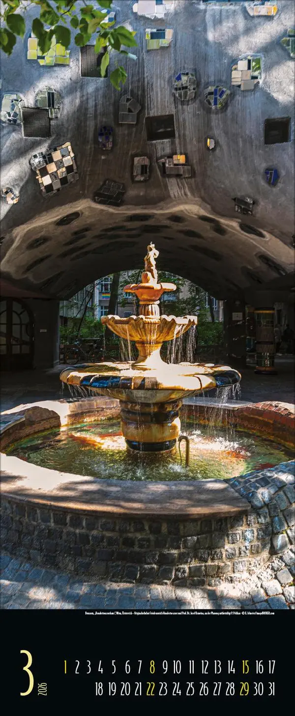 Bild: 9783731883357 | Hundertwasser Architektur 2026 | Verlag Korsch | Kalender | 14 S.