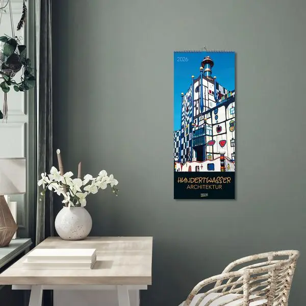 Bild: 9783731883357 | Hundertwasser Architektur 2026 | Verlag Korsch | Kalender | 14 S.