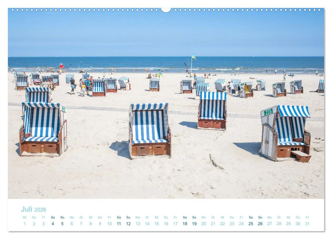 Bild: 9783457643457 | Sommer auf Norderney (Wandkalender 2026 DIN A2 quer), CALVENDO...
