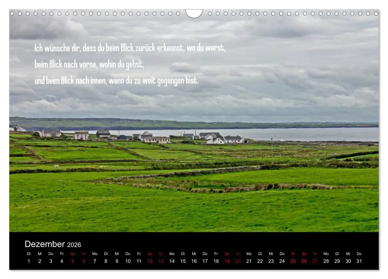 Bild: 9783457883457 | Irland - Irische Segenswünsche (Wandkalender 2026 DIN A3 quer),...