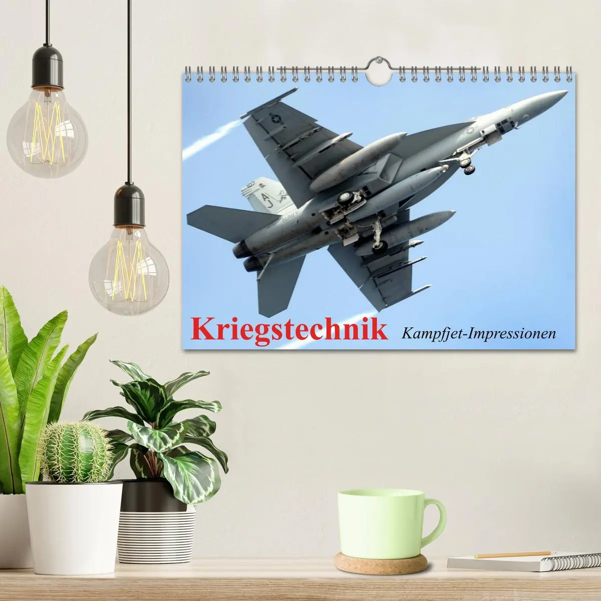 Bild: 9783516043457 | Kriegstechnik. Kampfjet-Impressionen (Wandkalender 2026 DIN A4...