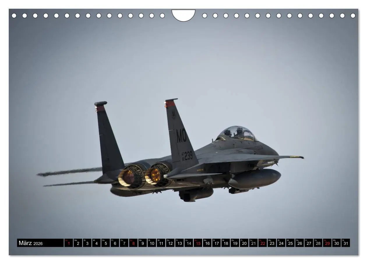Bild: 9783516043457 | Kriegstechnik. Kampfjet-Impressionen (Wandkalender 2026 DIN A4...