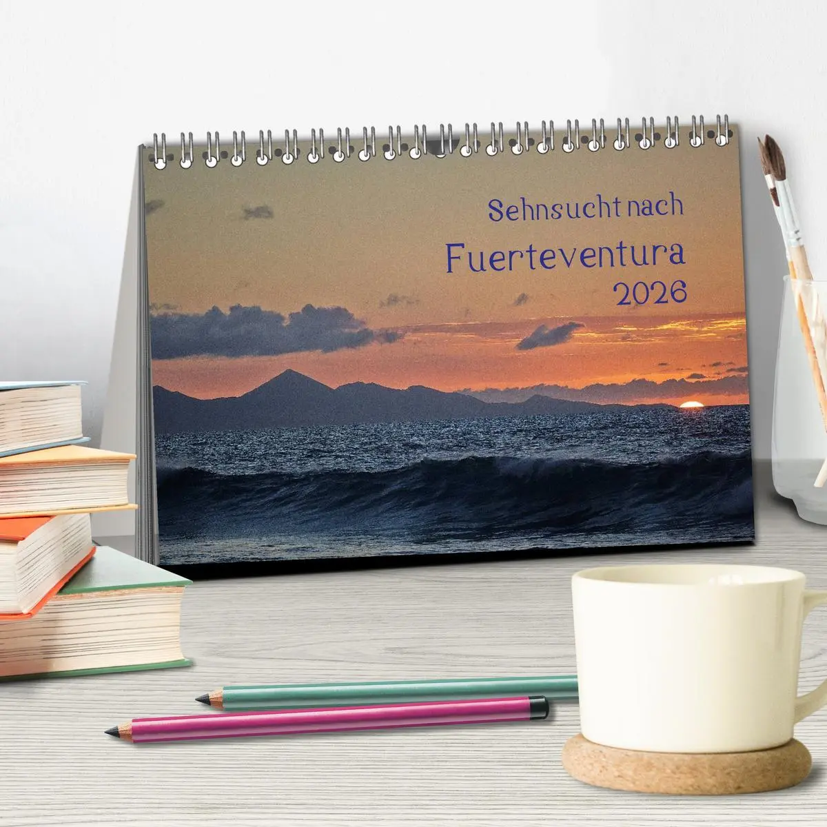 Bild: 9783516113457 | Sehnsucht nach Fuerteventura (Tischkalender 2026 DIN A5 quer),...