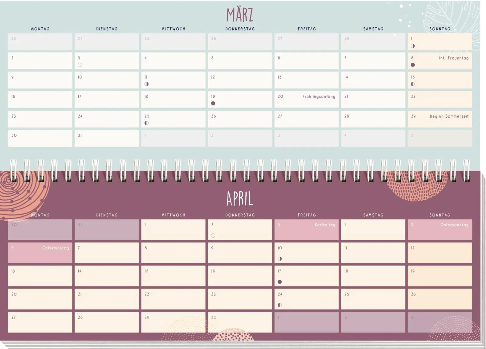 Bild: 4036442013557 | Tischkalender 2026 quer: Einatmen. Ausatmen. Sein. | Groh Verlag