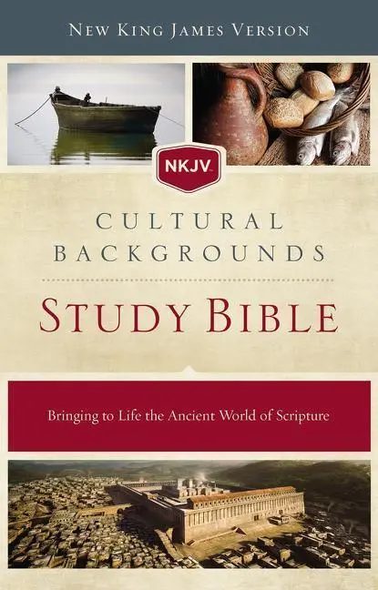 Cover: 9780310003557 | NKJV, Cultural Backgrounds Study Bible, Hardcover, Red Letter Edition