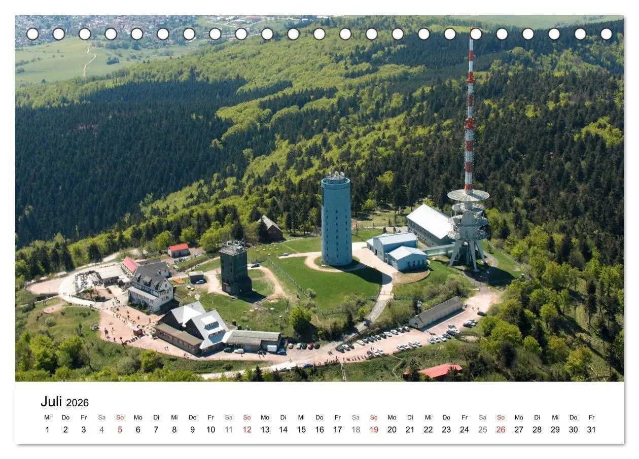 Bild: 9783457253557 | Thüringen - mit Abstand betrachtet 2026 (Tischkalender 2026 DIN A5...