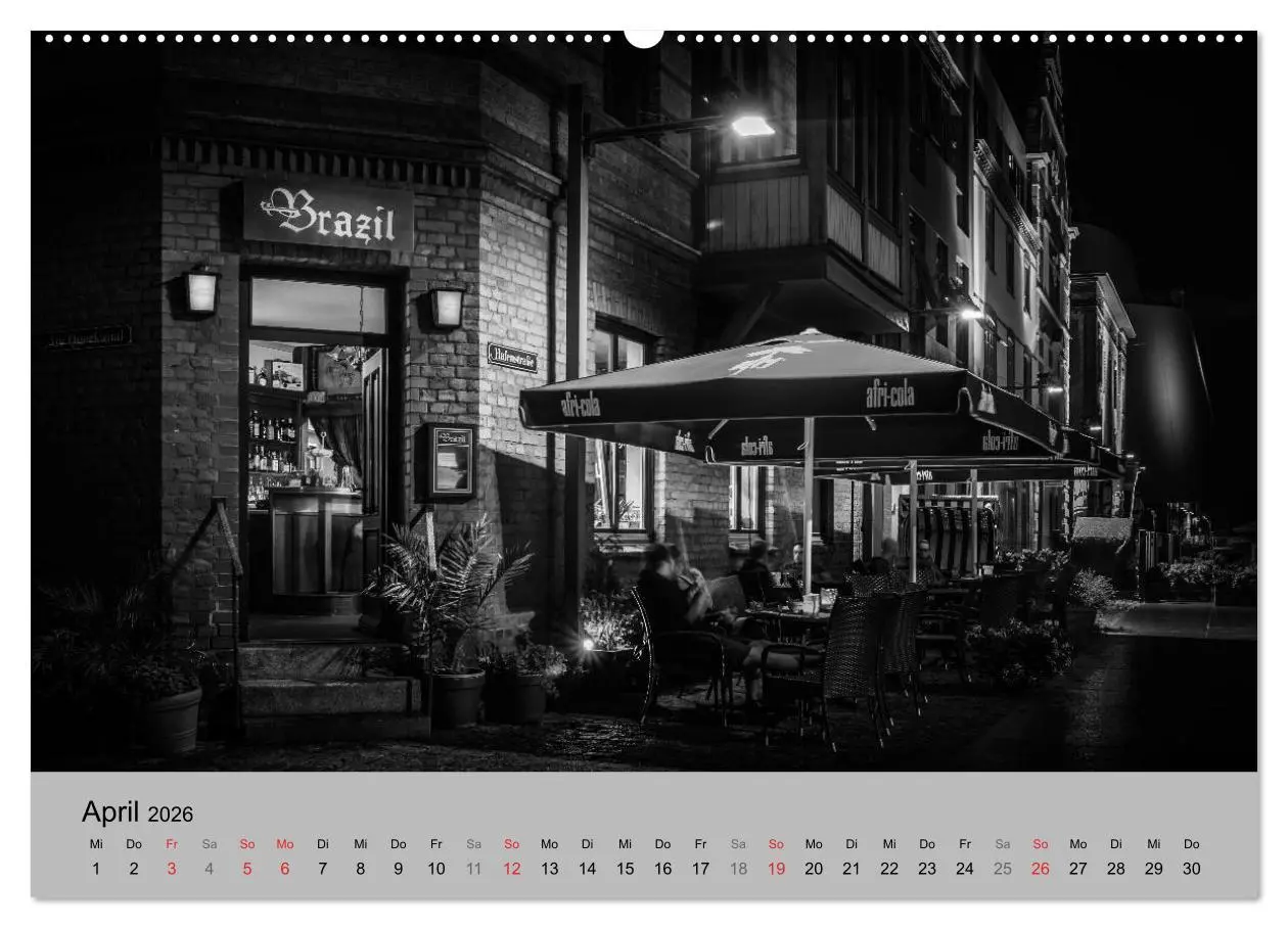 Bild: 9783516033557 | Hansestadt Stralsund bei Nacht (mit GPS-Koordinaten) (Wandkalender...