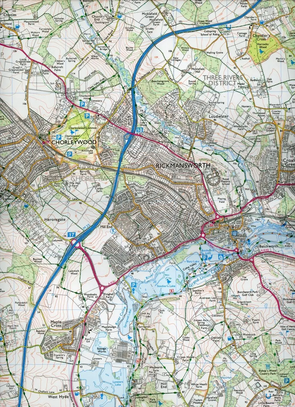 Bild: 9780319243657 | Chiltern Hills East | Ordnance Survey | (Land-)Karte | Karte/Landkarte