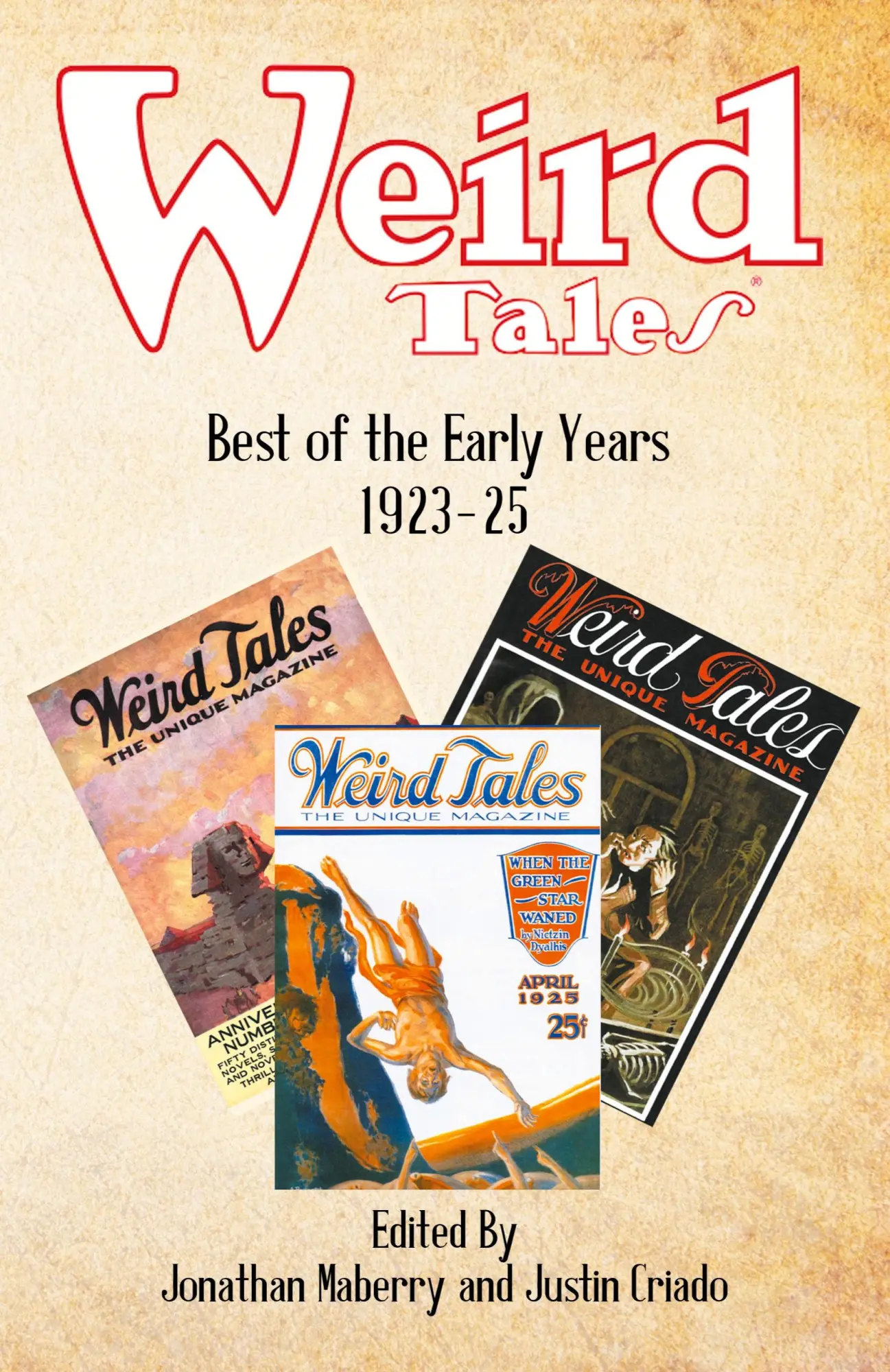 Cover: 9781680573657 | Weird Tales | Best of the Early Years 1923-25 | Harry Houdini | Buch