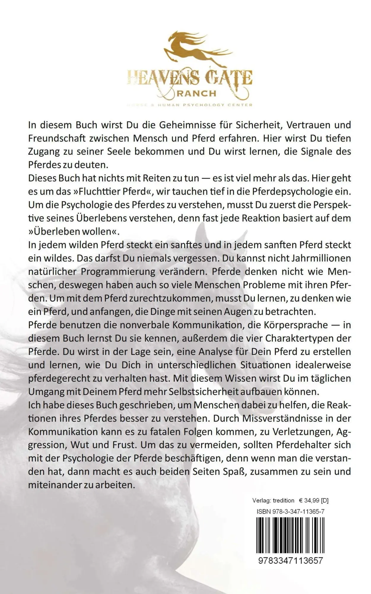 Rückseite: 9783347113657 | Pferdepsychologie | Was du wissen musst, um mich zu verstehen | Panea