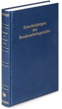Entscheidungen des Bundesarbeitsgerichts (BAGE 165)
