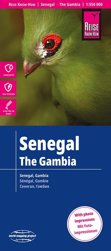 Cover: 9783831773657 | Reise Know-How Landkarte Senegal, Gambia 1 : 550 000 | GmbH | 2 S.