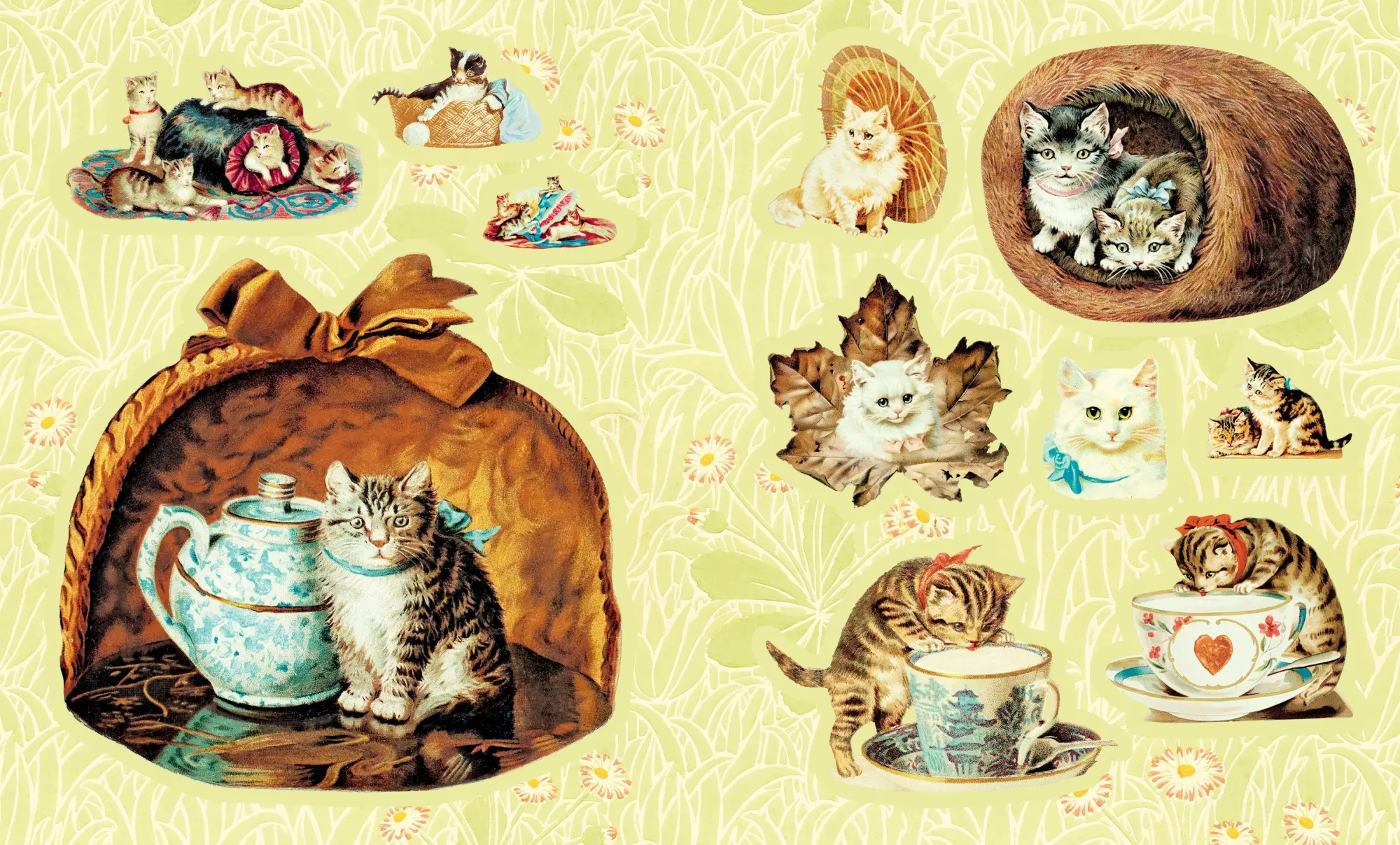 Bild: 9781523523757 | Cynthia Hart's Victoriana Cats: The Sticker Book | Cynthia Hart | Buch