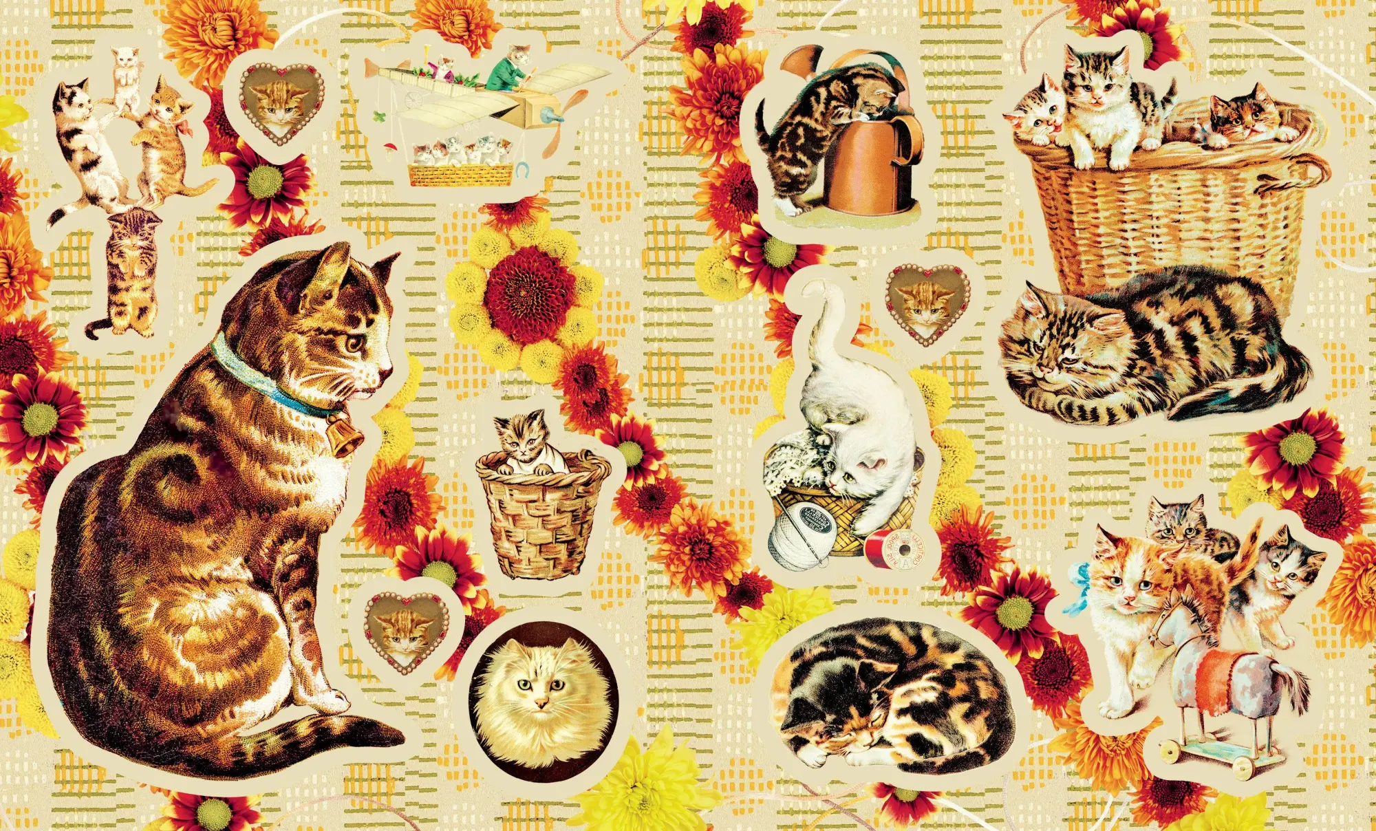 Bild: 9781523523757 | Cynthia Hart's Victoriana Cats: The Sticker Book | Cynthia Hart | Buch