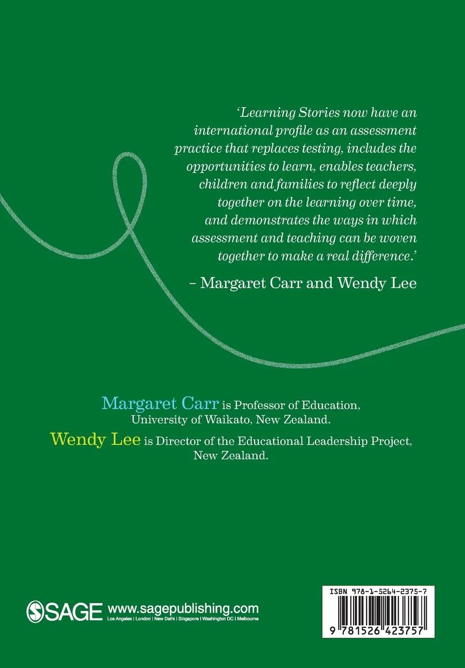 Rückseite: 9781526423757 | Learning Stories in Practice | Margaret Carr (u. a.) | Taschenbuch