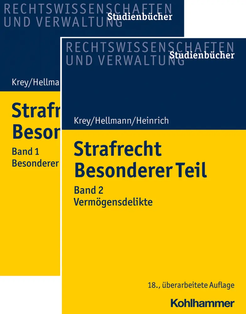 Cover: 9783170413757 | Strafrecht - Besonderer Teil Bd. 1 + Bd. 2 - Paket | Hellmann (u. a.)