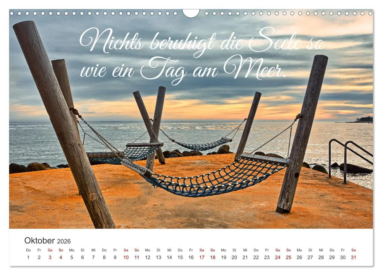 Bild: 9783457543757 | Lass uns ans Meer fahren (Wandkalender 2026 DIN A3 quer), CALVENDO...