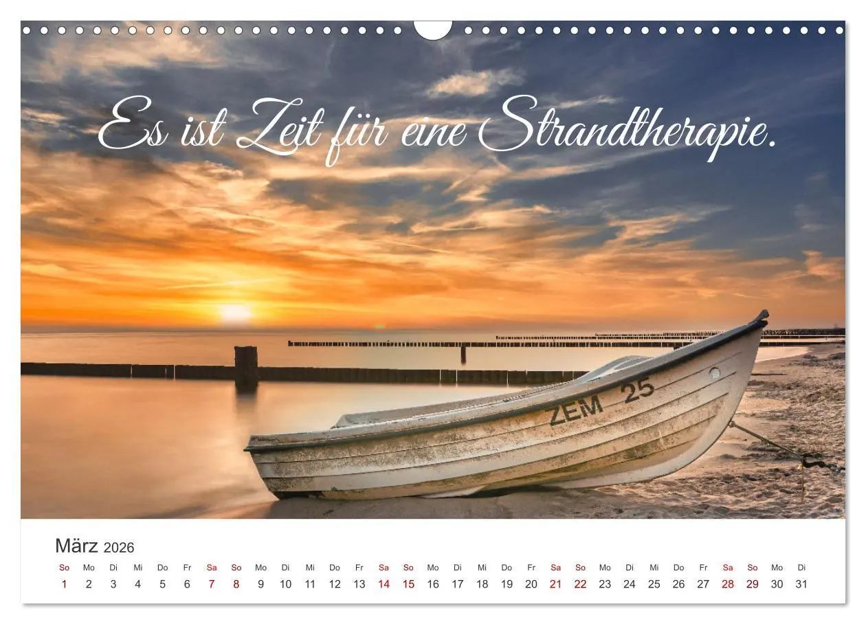 Bild: 9783457543757 | Lass uns ans Meer fahren (Wandkalender 2026 DIN A3 quer), CALVENDO...