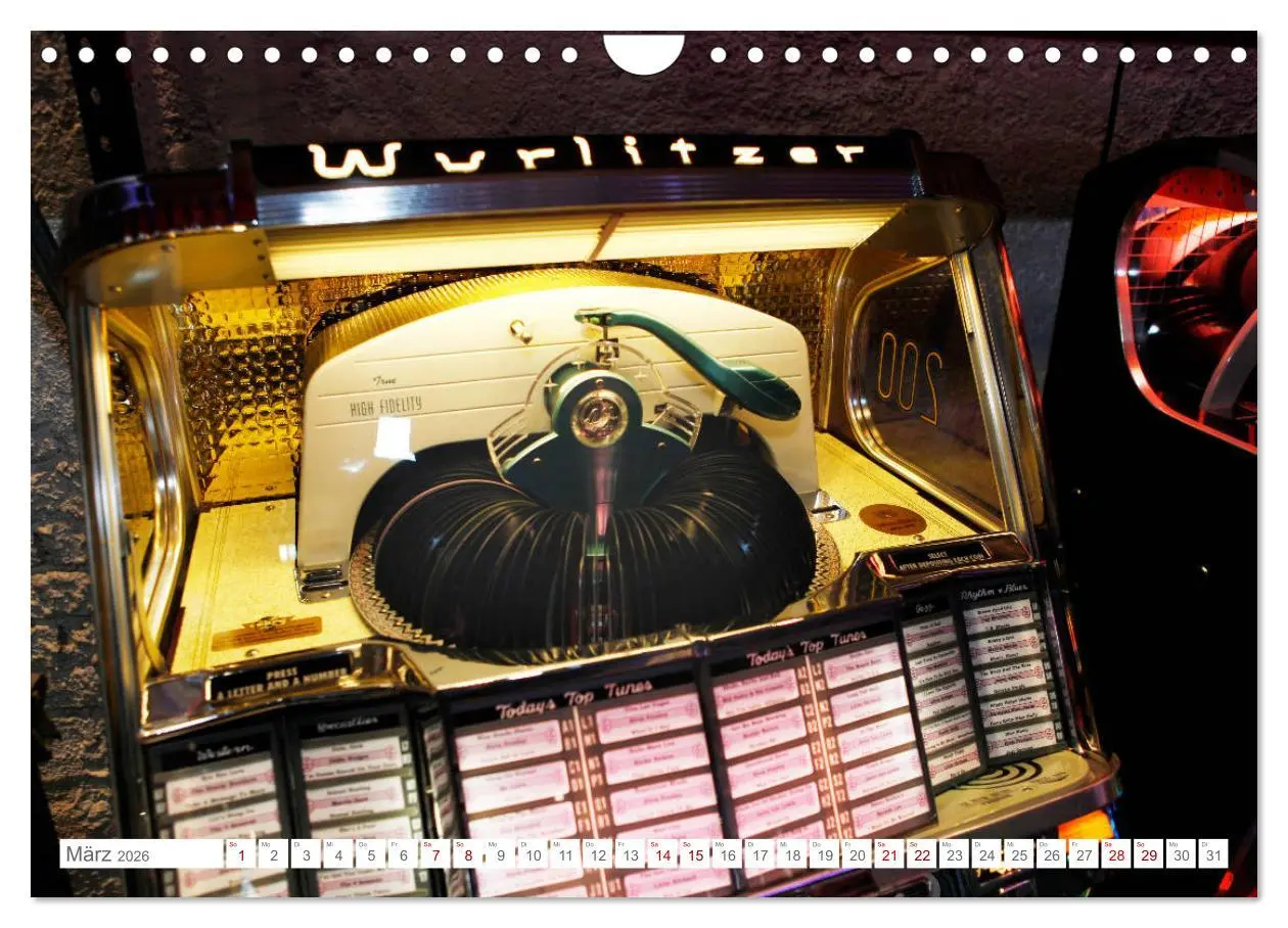 Bild: 9783457853757 | Wurlitzer und Co. (Wandkalender 2026 DIN A4 quer), CALVENDO...