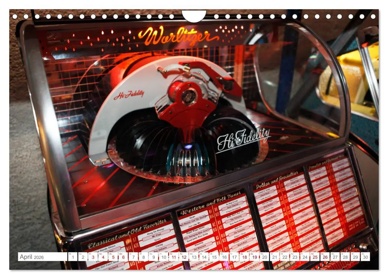 Bild: 9783457853757 | Wurlitzer und Co. (Wandkalender 2026 DIN A4 quer), CALVENDO...