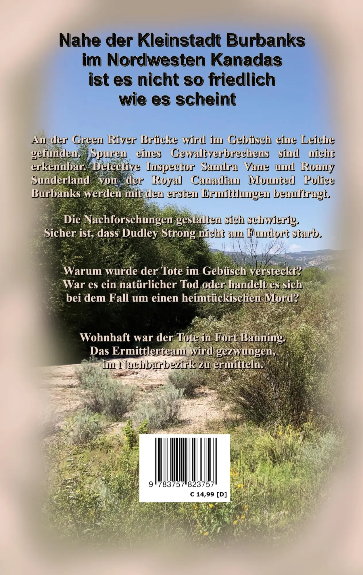 Rückseite: 9783757823757 | Der Tote vom Green River | Sandra Vanes zweiter Fall | Michael Laß