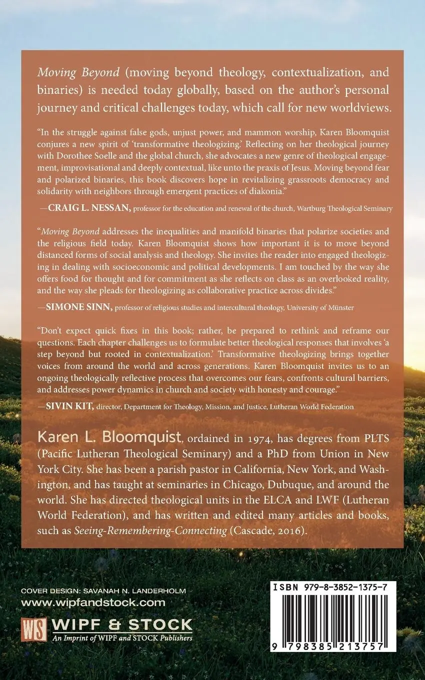 Rückseite: 9798385213757 | Moving Beyond | Karen L. Bloomquist | Taschenbuch | Englisch | 2024