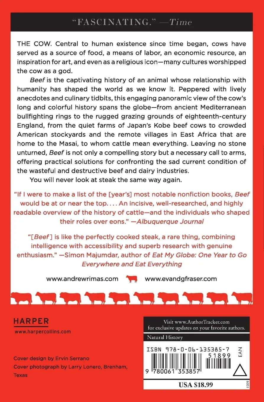 Rückseite: 9780061353857 | Beef | The Untold Story of How Milk, Meat, and Muscle Shaped the World
