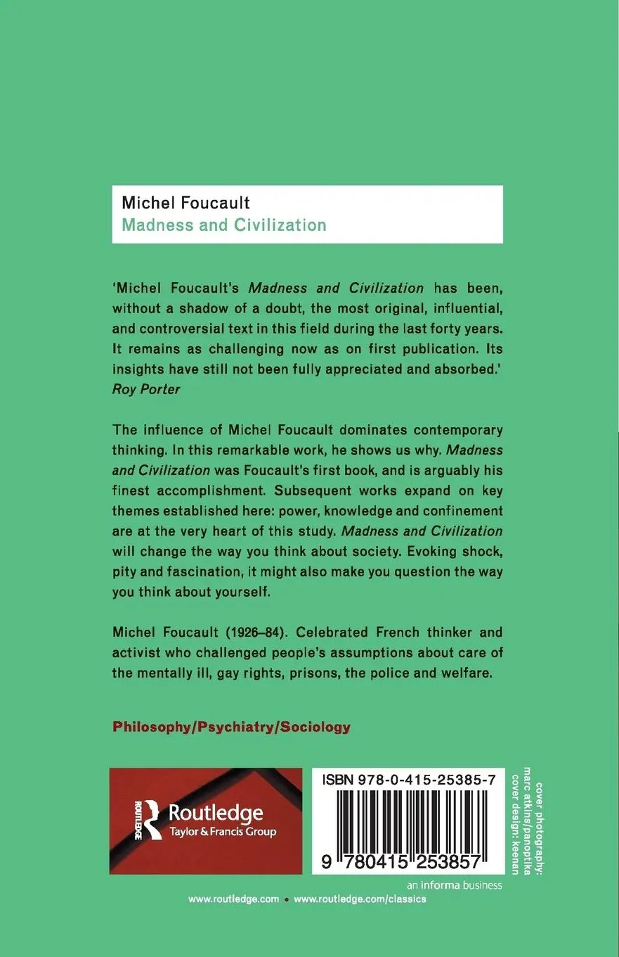 Rückseite: 9780415253857 | Madness and Civilization | Michel Foucault | Taschenbuch | Englisch