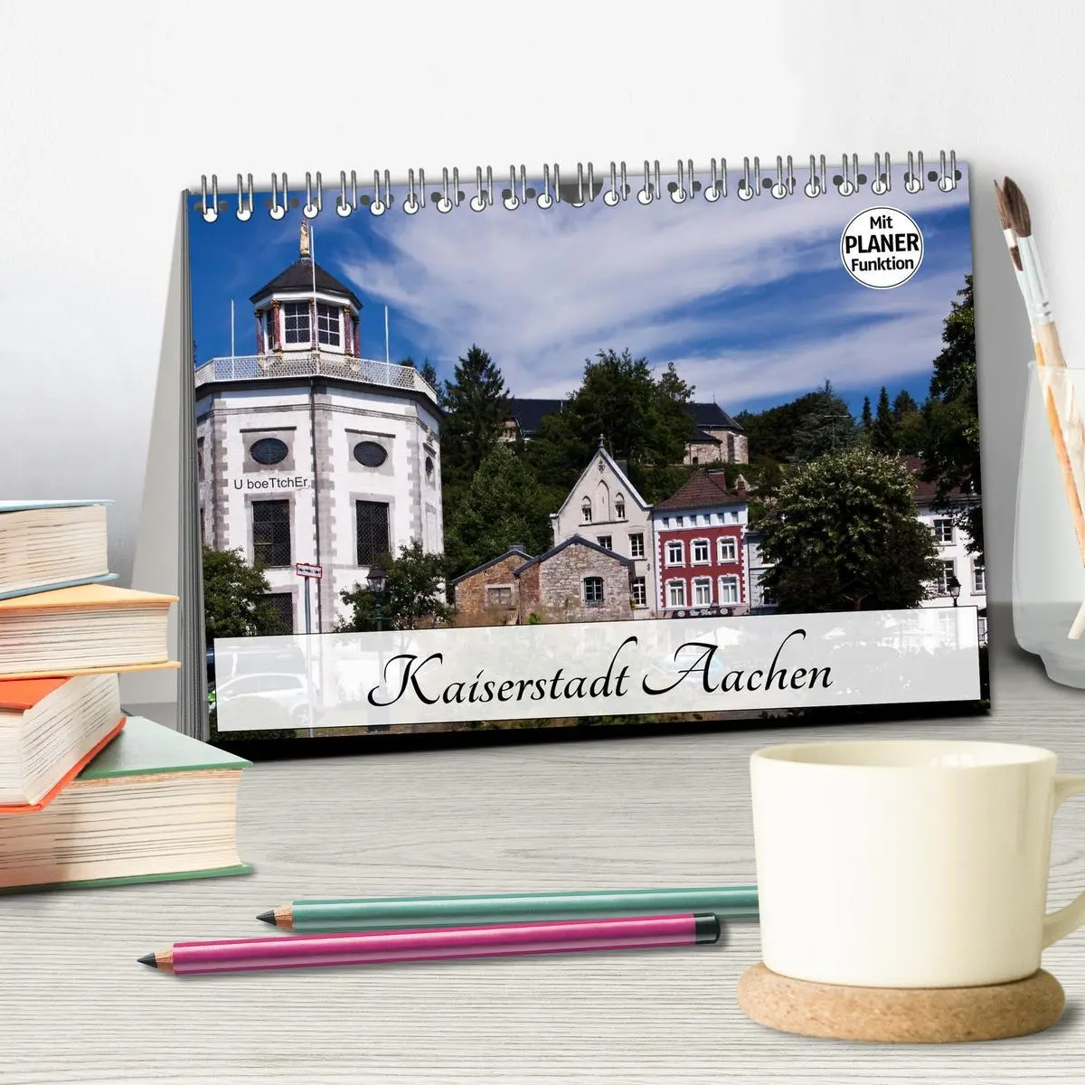 Bild: 9783516003857 | Kaiserstadt Aachen (Tischkalender 2026 DIN A5 quer), CALVENDO...
