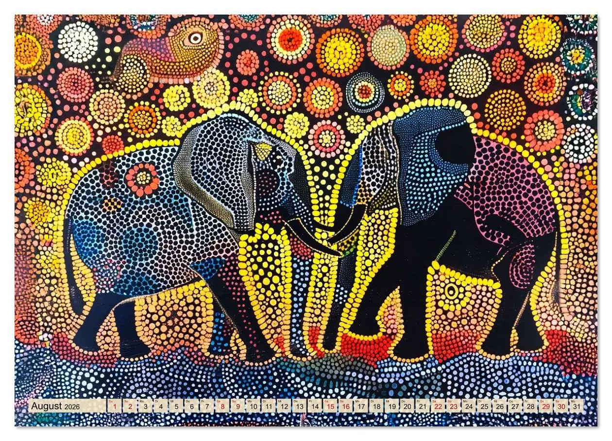 Bild: 9783516623857 | Abstraktes Afrika - Wilde Savanne in leuchtenden Farben...