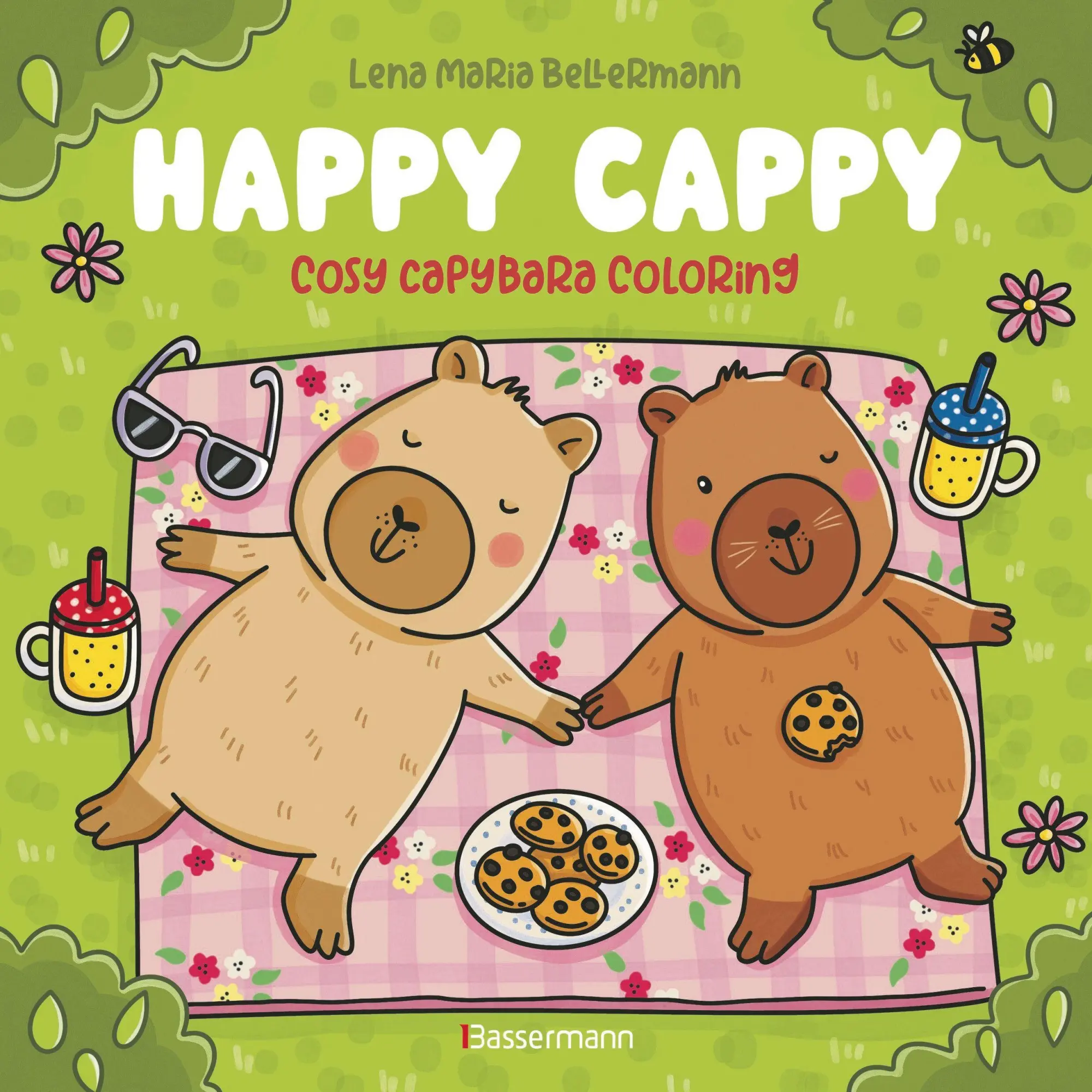 Cover: 9783809453857 | Happy Cappy - Cosy Capybara Coloring. Ein Ausmalbuch für jedes Alter