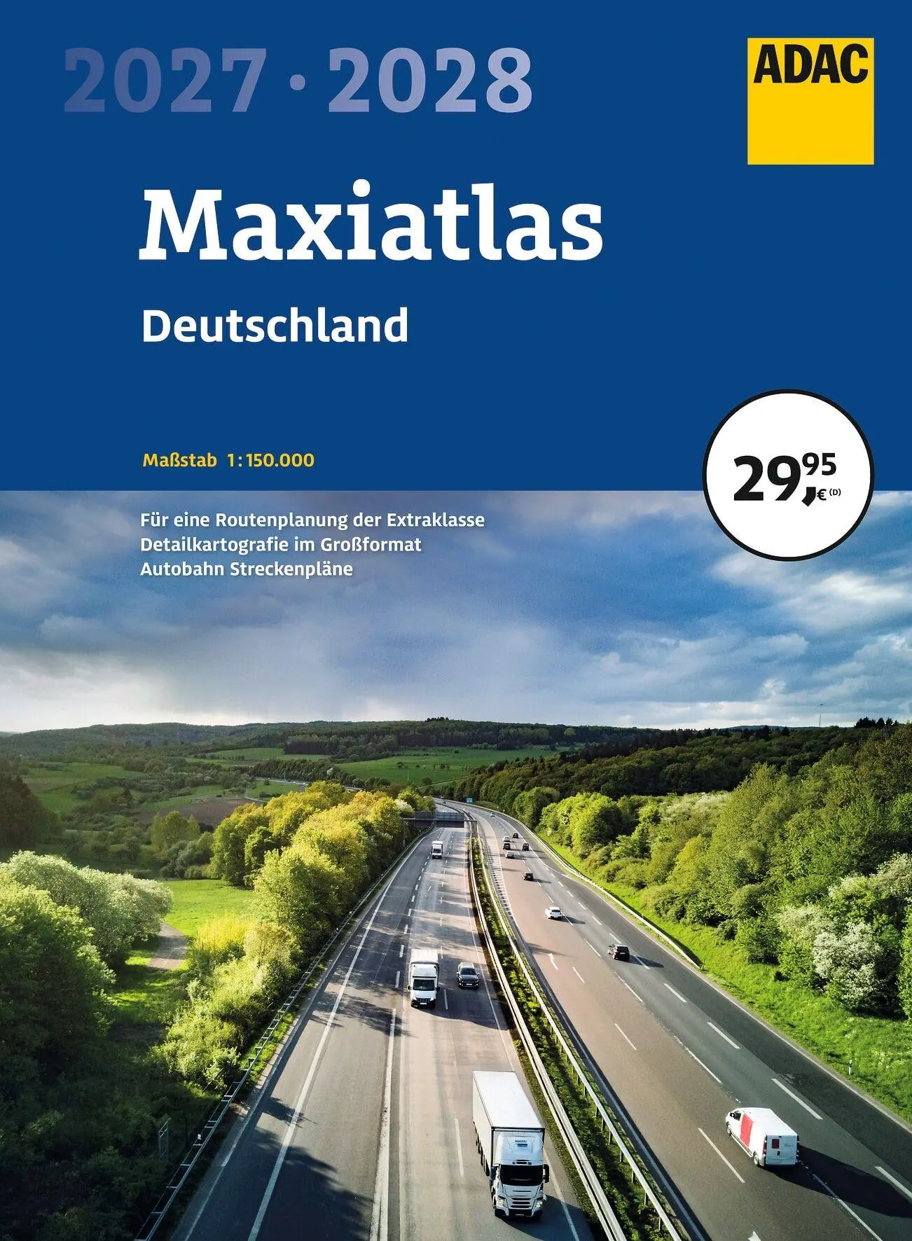 Cover: 9783826423857 | ADAC Maxiatlas 2027/2028 Deutschland 1:150.000 | Taschenbuch | 412 S.