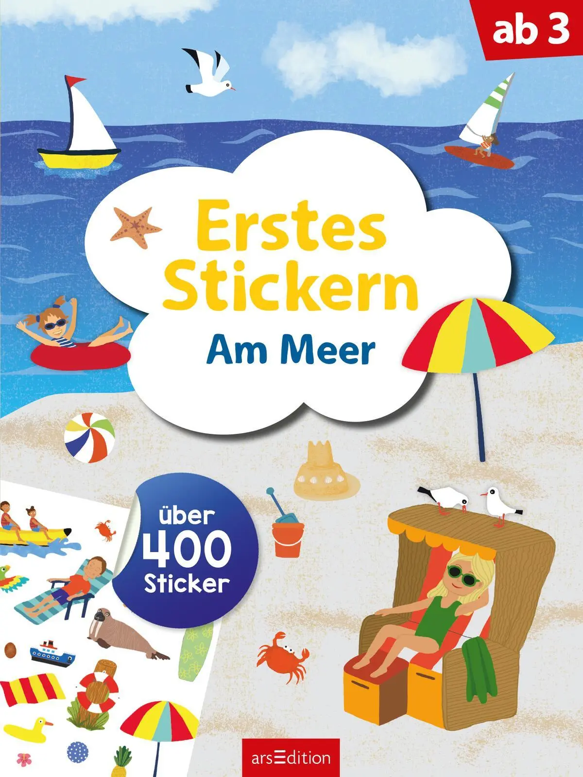 Bild: 9783845853857 | Erstes Stickern - Am Meer | Über 400 Sticker | Eleanor Sommer | Buch