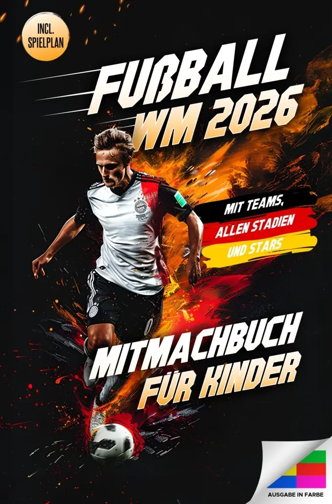 Cover: 9789403853857 | Fußball WM 2026 - Das große Mitmachbuch für Kinder | Johannes Hofmann