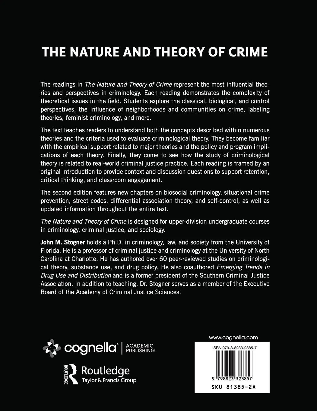 Rückseite: 9798823323857 | The Nature and Theory of Crime | John Stogner | Taschenbuch | Englisch
