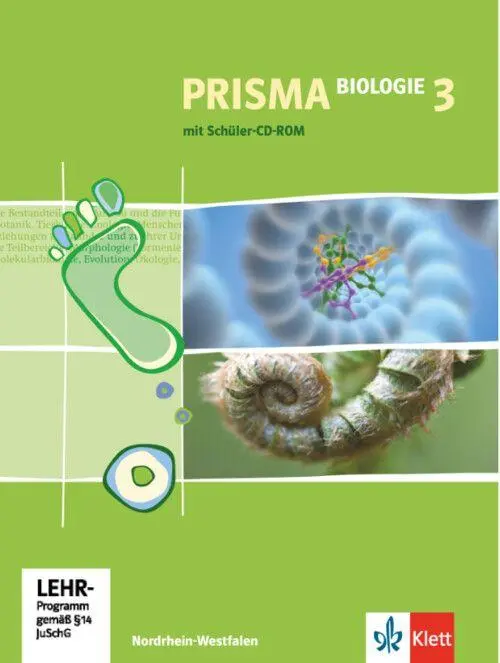 Cover: 9783120683957 | Prisma Biologie 3. Schülerbuch mit Schüler-CD-ROM. Nordrhein-Westfalen